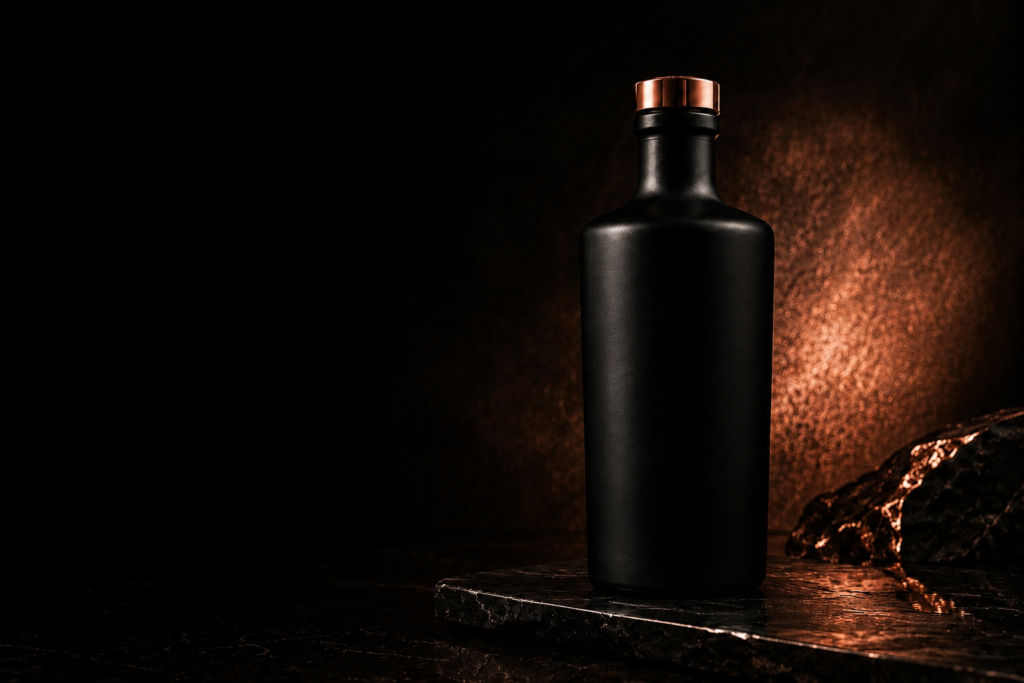 Our Brands bottles copper bronze